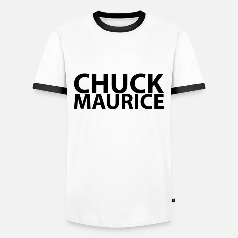 Futter maurice - Männer Kontrast-T-Shirt - Weiß/Schwarz