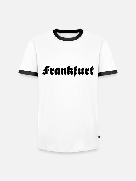 Frankfurt - Men's Ringer Shirt - white/black