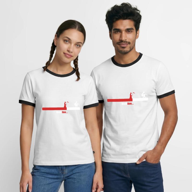 Entwickler Deadline Programmer Informatiker Coder Männer Kontrast-T-Shirt
