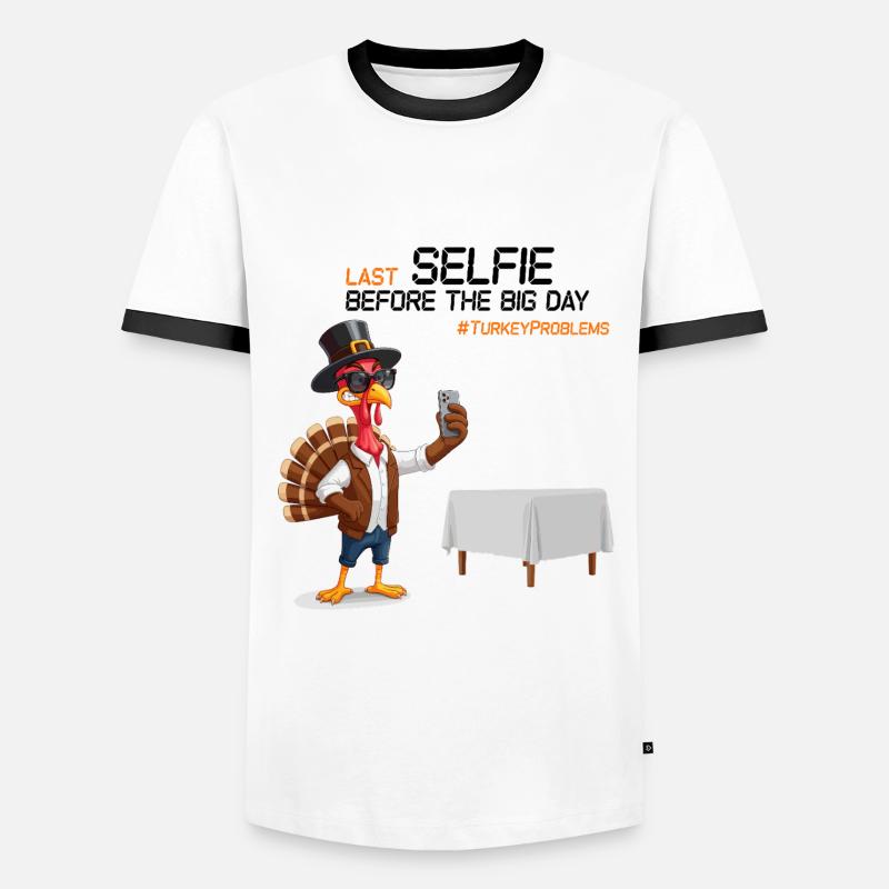 Turkey Problems - Männer Kontrast-T-Shirt - Weiß/Schwarz