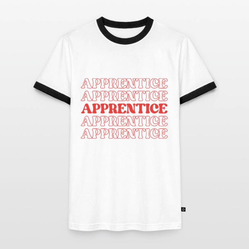 Apprentice Trainee Apprentice Novice Learner Men's Ringer Shirt