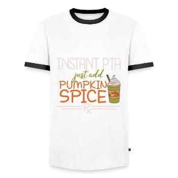PTA Instant | Apotheke - Männer Kontrast-T-Shirt - Weiß/Schwarz - Vorne - AI Model Female 172 light (172cm) & AI Model Male 178 dark (178cm)