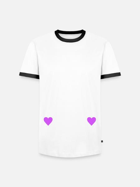 Hen Party Crew Hen - Men's Ringer Shirt - white/black