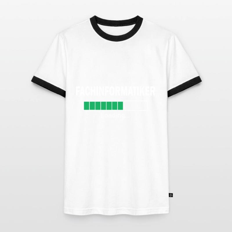 Fachinformatiker loading Programmierer Informatik Männer Kontrast-T-Shirt