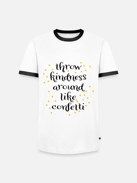 Liebe - Men's Ringer Shirt - white/black