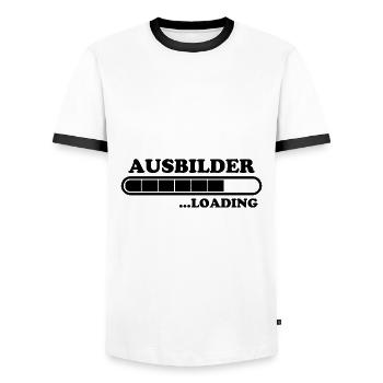 Ausbilder Spruch Beruf Lustiges Ausbilder Geschenk - Männer Kontrast-T-Shirt - Weiß/Schwarz - Vorne - AI Model Female 172 light (172cm) & AI Model Male 178 dark (178cm)