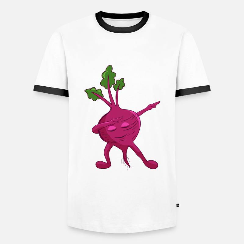 Dabbing beetroot - Men's Ringer Shirt - undefined