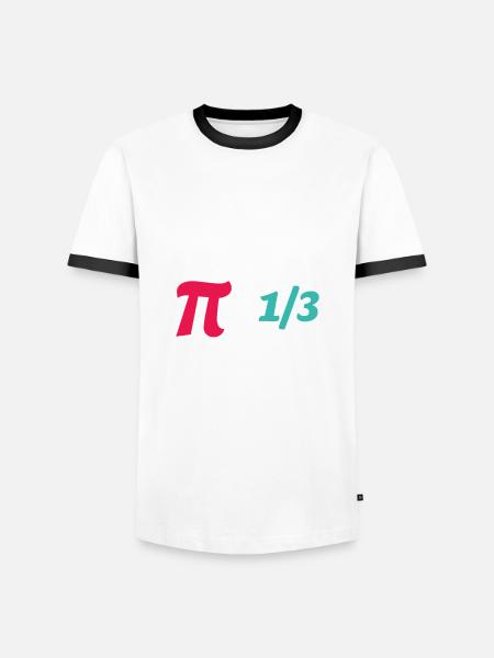 Math Fun Pi - T-shirt contrasté Homme -