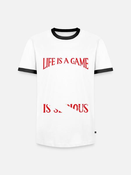 Life is a scuba diving - Men's Ringer Shirt -