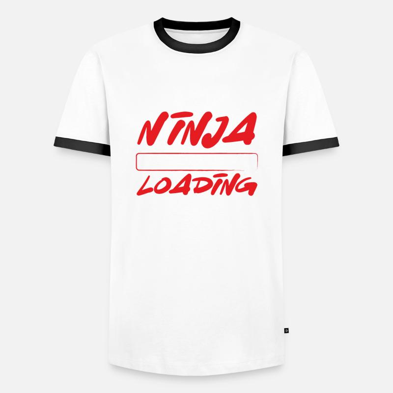 Loading Ninja, please wait - Men's Ringer Shirt - undefined