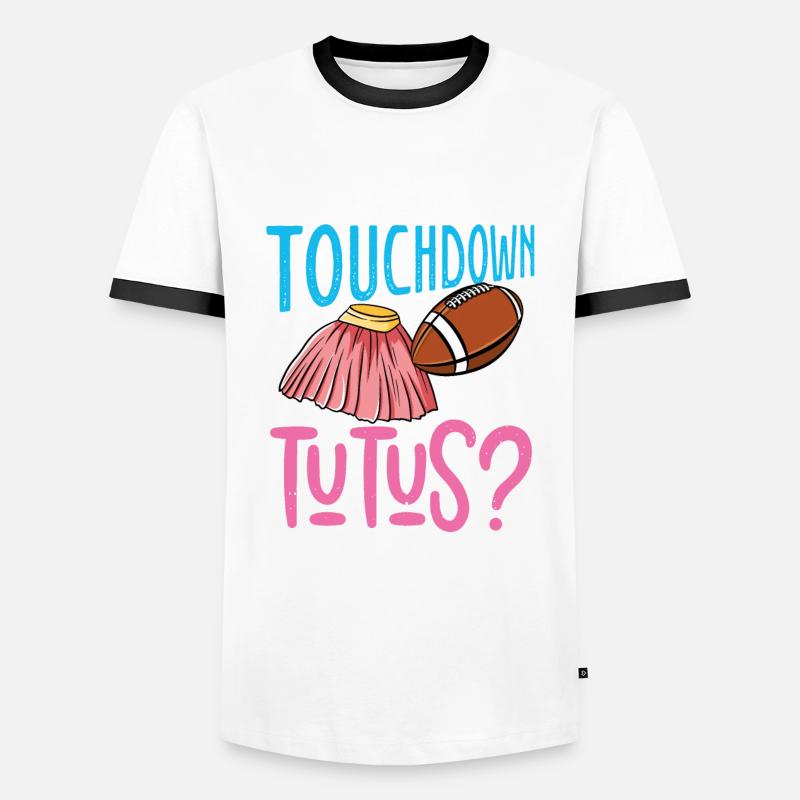 Touchdown or Tutus - Men's Ringer Shirt - undefined