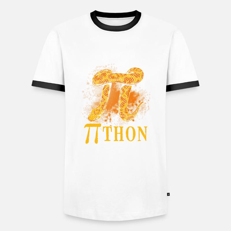 Pi Le Serpent Python - T-shirt contrasté Homme - undefined
