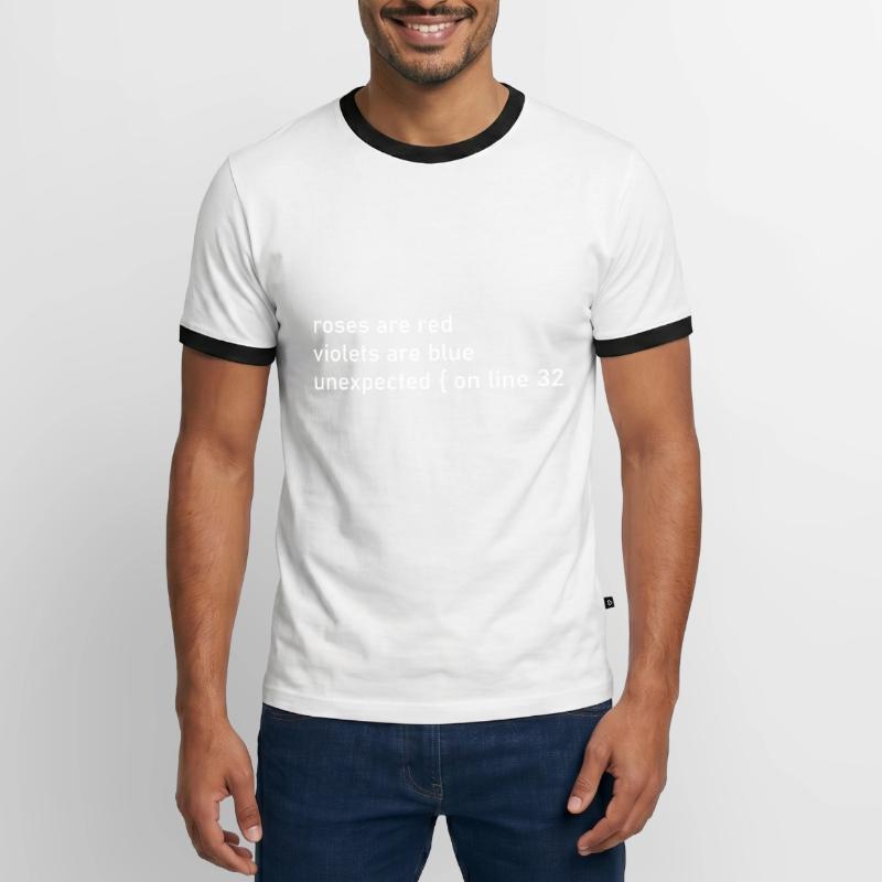 Funny saying Programming Computer Scientist Coder Men's Ringer Shirt
