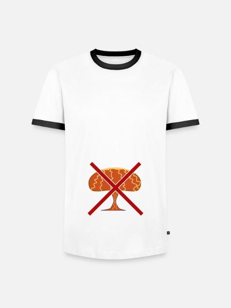 Ich habe Bock auf Frieden - Männer Kontrast-T-Shirt - 
