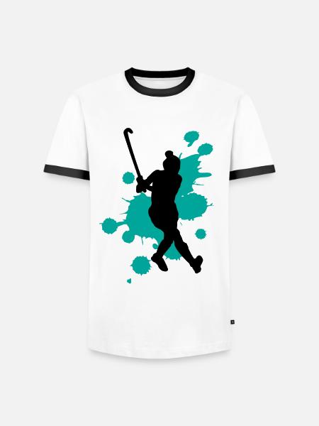 Kreative Farbspritzer Kunstexplosion - Männer Kontrast-T-Shirt - Weiß/Schwarz