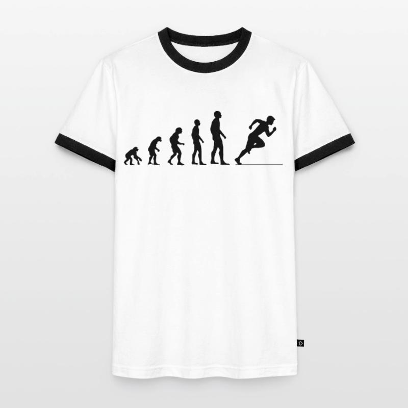 Evolution Sprinter Gift Men's Ringer Shirt