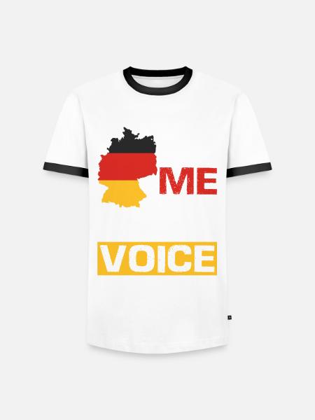 Grappige Duitse citaten Duits sprekend Duits - Mannen contrastshirt - wit/zwart