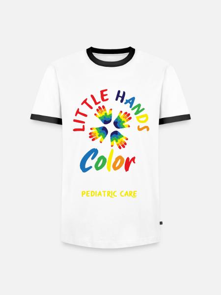Kinderkrankenschwester Kinderkrankenpflegerin - Männer Kontrast-T-Shirt - Weiß/Schwarz