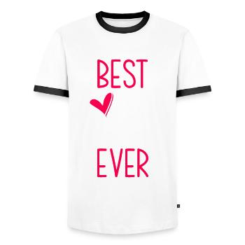 Standesbeamter Standesbeamtin Hochzeit - Männer Kontrast-T-Shirt - Weiß/Schwarz - Vorne - AI Model Female 172 light (172cm) & AI Model Male 178 dark (178cm)