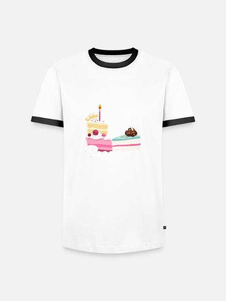 Funny Hobby Baker Gift - Men's Ringer Shirt - white/black
