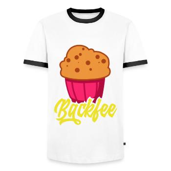Baking Fairy Funny Baking Baker Gift - Men's Ringer Shirt - white/black - Front - AI Model Female 172 light (172cm) & AI Model Male 178 dark (178cm)