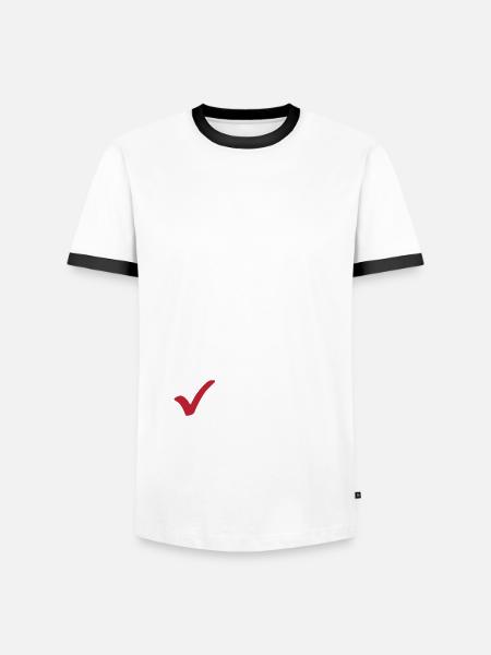 Homeowner Home Purchase Gift - Men's Ringer Shirt - white/black