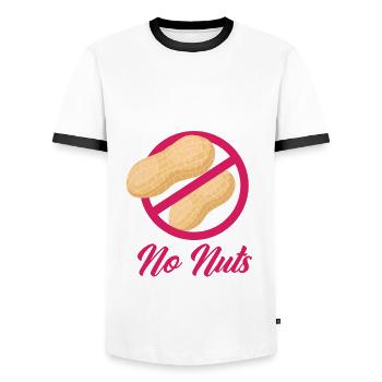 Pink Or Blue Gender Reveal Baby Party Team Girl - Männer Kontrast-T-Shirt - Weiß/Schwarz - Vorne - AI Model Female 172 light (172cm) & AI Model Male 178 dark (178cm)