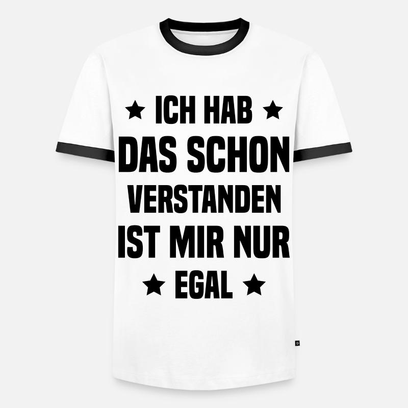 I already understood that - Men's Ringer Shirt - white/black