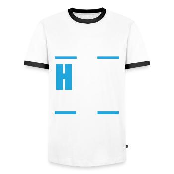 Meteorologe Meteorologie Sturmjäger Geschenk - Männer Kontrast-T-Shirt - Weiß/Schwarz - Vorne - AI Model Female 172 light (172cm) & AI Model Male 178 dark (178cm)