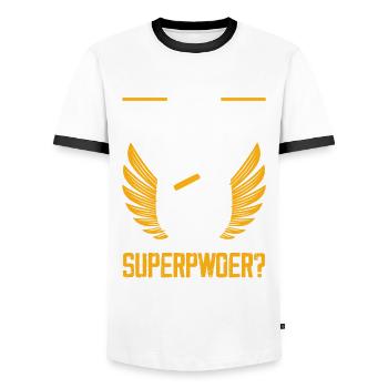 Lustiges Steuerberater Buchhalter Geschenk - Männer Kontrast-T-Shirt - Weiß/Schwarz - Vorne - AI Model Female 172 light (172cm) & AI Model Male 178 dark (178cm)