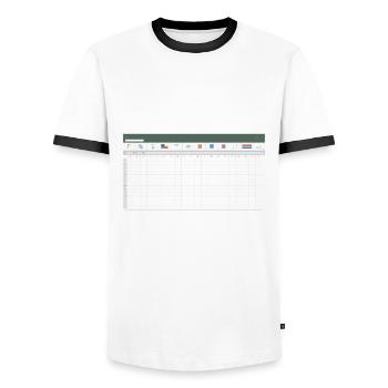 Lustiges Steuerberater Buchhalter Geschenk - Männer Kontrast-T-Shirt - Weiß/Schwarz - Vorne - AI Model Female 172 light (172cm) & AI Model Male 178 dark (178cm)