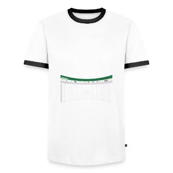 Lustiges Steuerberater Buchhalter Geschenk - Männer Kontrast-T-Shirt - Weiß/Schwarz - Vorne - AI Model Female 172 light (172cm) & AI Model Male 178 dark (178cm)