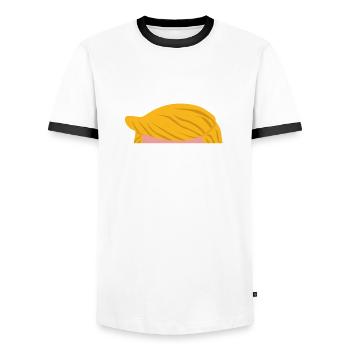 Lustiges Steuerberater Buchhalter Geschenk - Männer Kontrast-T-Shirt - Weiß/Schwarz - Vorne - AI Model Female 172 light (172cm) & AI Model Male 178 dark (178cm)