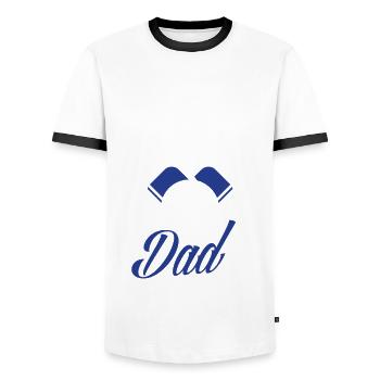 Lustiges Pickleball Geschenk - Männer Kontrast-T-Shirt - Weiß/Schwarz - Vorne - AI Model Female 172 light (172cm) & AI Model Male 178 dark (178cm)