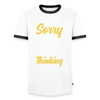 Lustiges Stricken Stricknadel Geschenk - Männer Kontrast-T-Shirt - Weiß/Schwarz - Vorne - AI Model Female 172 light (172cm) & AI Model Male 178 dark (178cm)