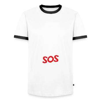Süßes Ballerina Ballettänzerin Geschenk - Männer Kontrast-T-Shirt - Weiß/Schwarz - Vorne - AI Model Female 172 light (172cm) & AI Model Male 178 dark (178cm)