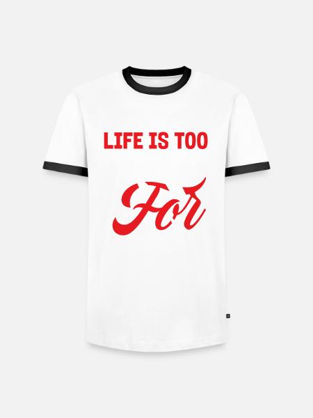 Barber Herren Friseur Frisör - Männer Kontrast-T-Shirt - Weiß/Schwarz
