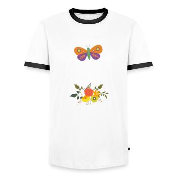 Doula Geschenk Doula Doulas - Männer Kontrast-T-Shirt - Weiß/Schwarz - Vorne - AI Model Female 172 light (172cm) & AI Model Male 178 dark (178cm)