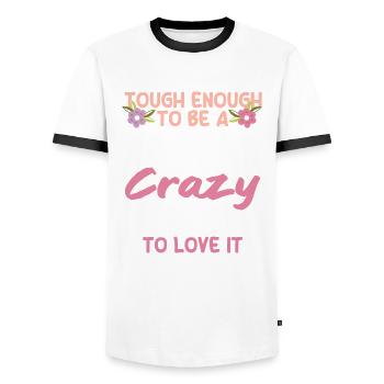 Doula Geschenk Doula Doulas - Männer Kontrast-T-Shirt - Weiß/Schwarz - Vorne - AI Model Female 172 light (172cm) & AI Model Male 178 dark (178cm)