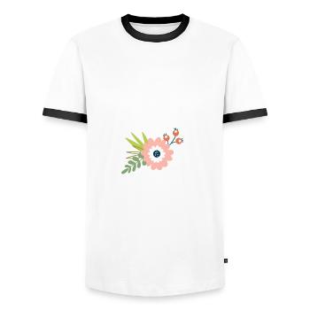 Doula Geschenk Doula Doulas - Männer Kontrast-T-Shirt - Weiß/Schwarz - Vorne - AI Model Female 172 light (172cm) & AI Model Male 178 dark (178cm)