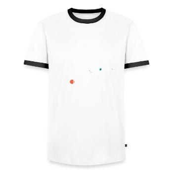 Lustiges Lehrer Lehrerinnen Geschenk - Männer Kontrast-T-Shirt - Weiß/Schwarz - Vorne - AI Model Female 172 light (172cm) & AI Model Male 178 dark (178cm)