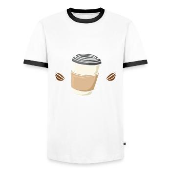 Lustiges Lehrer Lehrerinnen Geschenk - Männer Kontrast-T-Shirt - Weiß/Schwarz - Vorne - AI Model Female 172 light (172cm) & AI Model Male 178 dark (178cm)