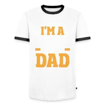 Glaser Geschenk - Männer Kontrast-T-Shirt - Weiß/Schwarz - Vorne - AI Model Female 172 light (172cm) & AI Model Male 178 dark (178cm)