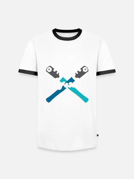 Glasses Gift - Men's Ringer Shirt - white/black