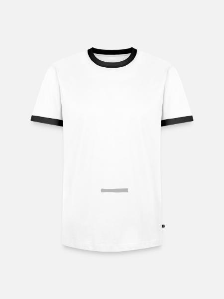 Glaser Geschenk - Männer Kontrast-T-Shirt - Weiß/Schwarz