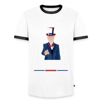Lustiges Lehrer Lehrerinnen Geschenk - Männer Kontrast-T-Shirt - Weiß/Schwarz - Vorne - AI Model Female 172 light (172cm) & AI Model Male 178 dark (178cm)