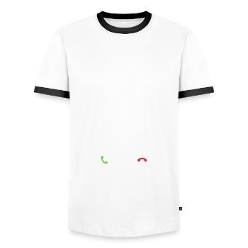 Lustiger Barkeeper Spruch Barkeeper Geschenk - Männer Kontrast-T-Shirt - Weiß/Schwarz - Vorne - AI Model Female 172 light (172cm) & AI Model Male 178 dark (178cm)