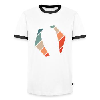 Lustiger Barkeeper Spruch Barkeeper Geschenk - Männer Kontrast-T-Shirt - Weiß/Schwarz - Vorne - AI Model Female 172 light (172cm) & AI Model Male 178 dark (178cm)