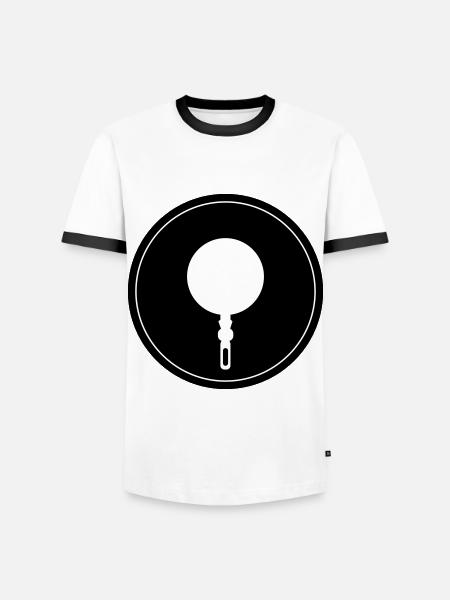 Pan Kitchen Chef - Men's Ringer Shirt - white/black