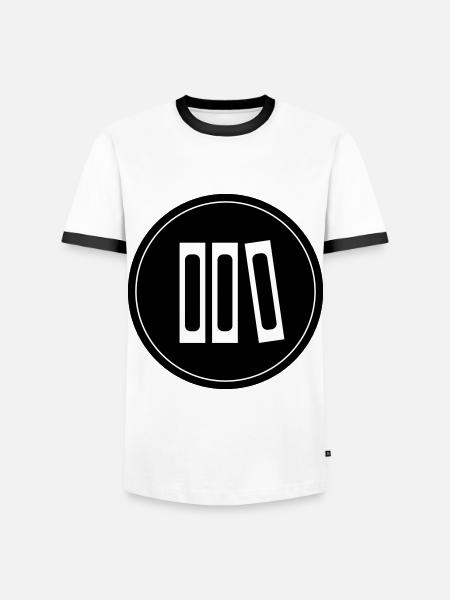 Read books - Men's Ringer Shirt - white/black